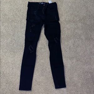 black hollister jeans